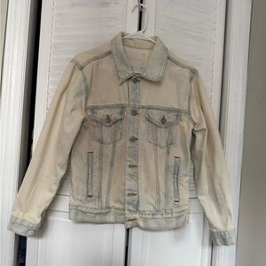 Lucky Brand Off-White Denim Jacket
